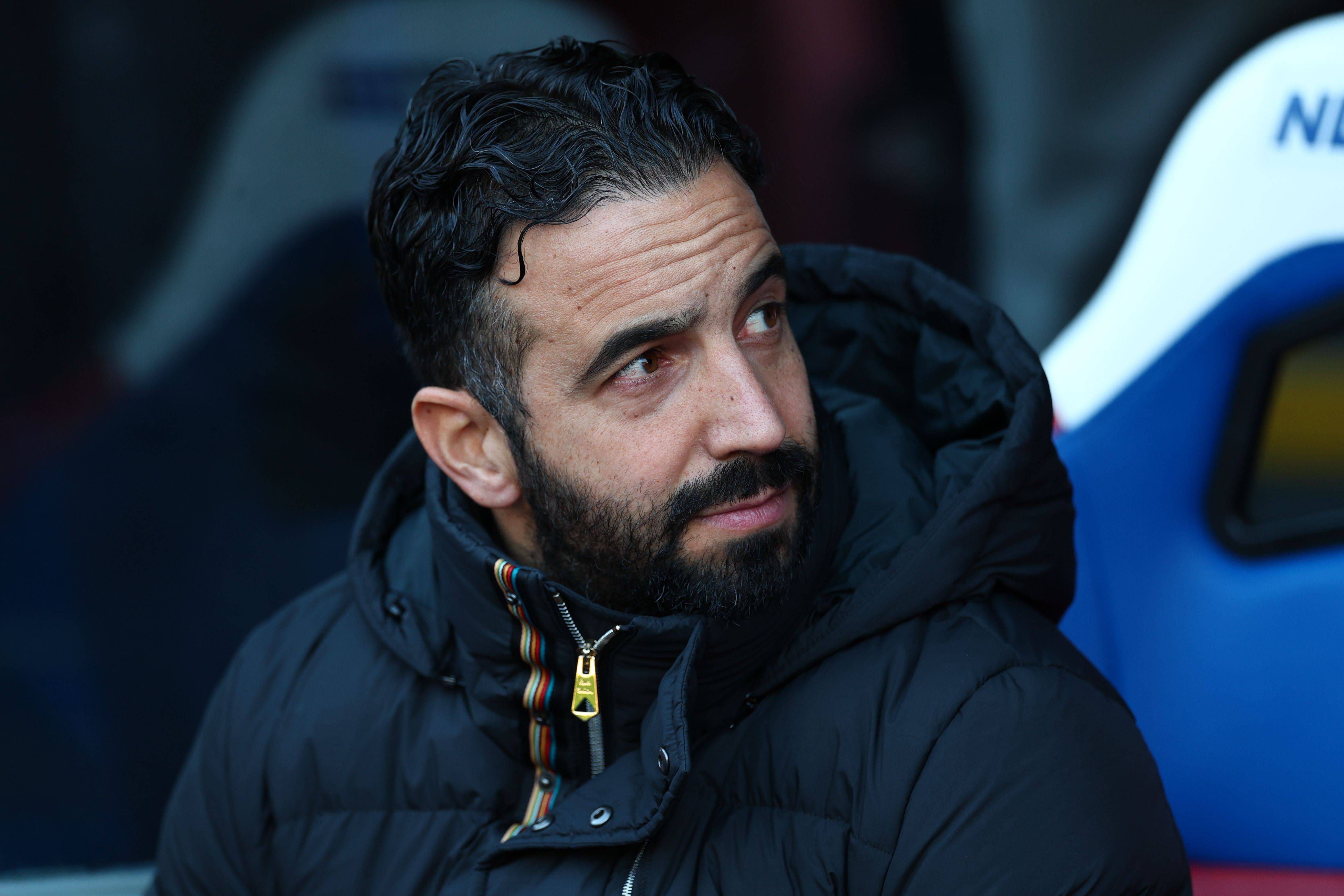 Ruben Amorim, agora ex-treinador do Manchester United