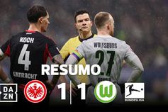 Eintracht Frankfurt resgata um ponto aos 90' contra aflito (resumo)