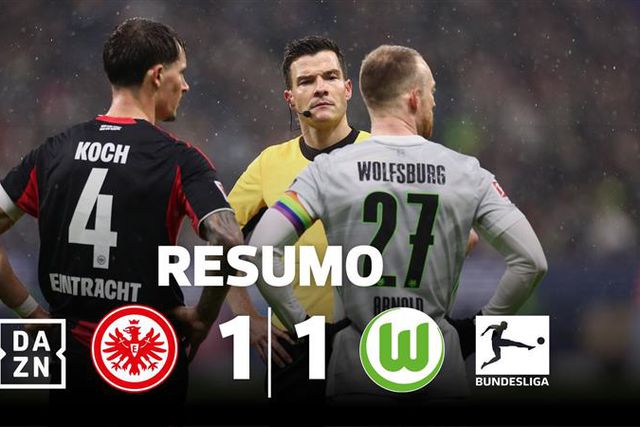 Eintracht Frankfurt resgata um ponto aos 90' contra aflito (resumo)