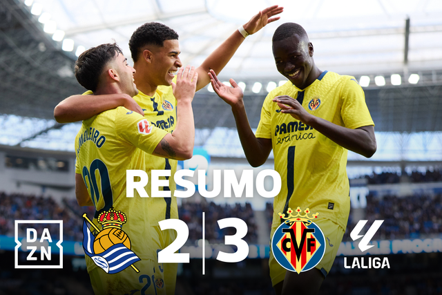 Real Sociedad ainda acreditou, mas Villarreal venceu no último segundo (resumo)