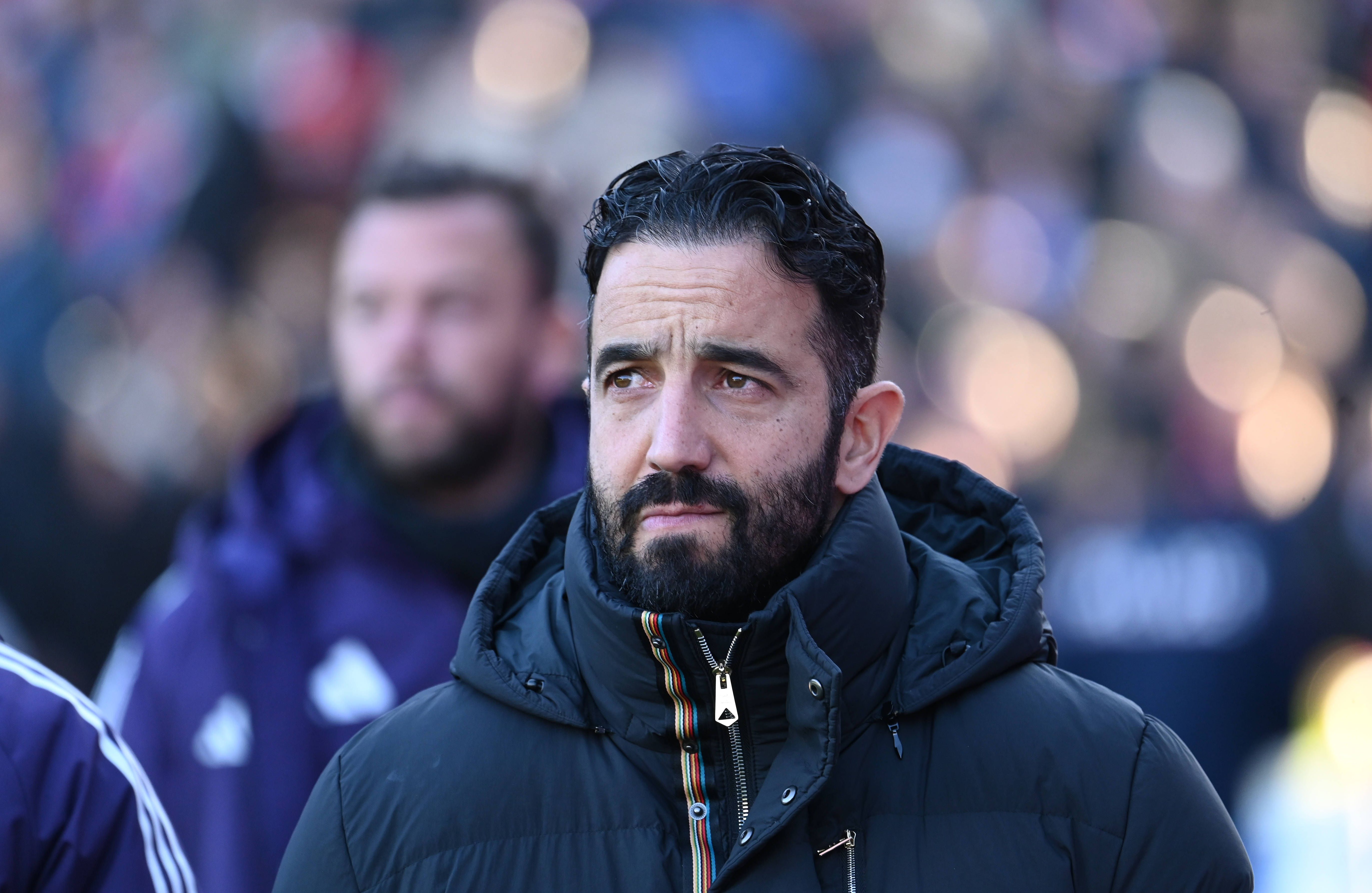 Ruben Amorim no Crystal Palace-Manchester United — Foto: IMAGO