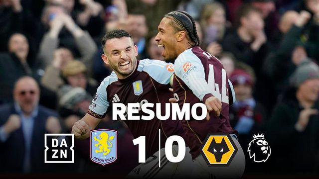 Bastou um golo: Aston Villa vence e espreita a Champions (resumo)