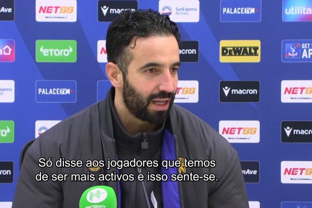 Ruben Amorim: «Se estivermos mais vivos...»