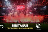 Homenagem perigosa: espetáculo de pirotecnia lança o caos no Ajax–Groningen