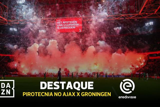 Homenagem perigosa: espetáculo de pirotecnia lança o caos no Ajax–Groningen