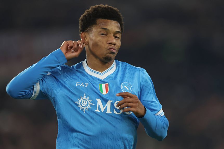 O festejo de David Neres no Olímpico - Foto: IMAGO