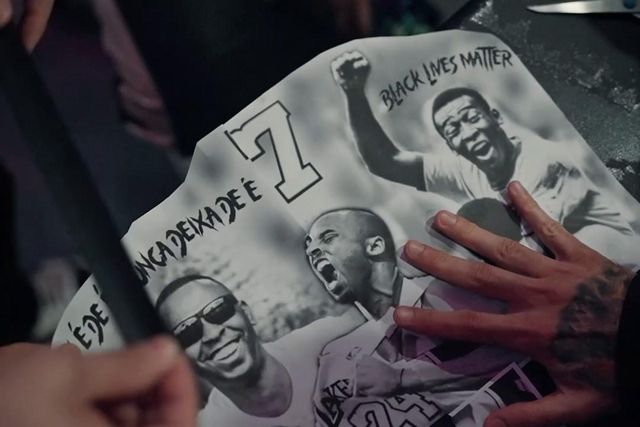 A incrível tatuagem de Vini. Jr com várias lendas do desporto