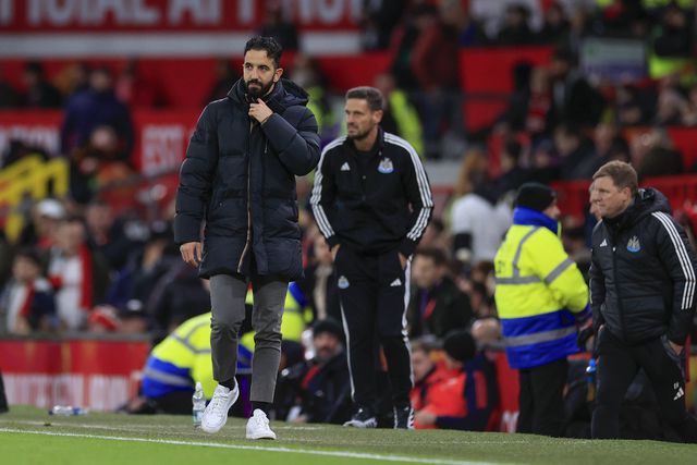 Ruben Amorim em Old Trafford