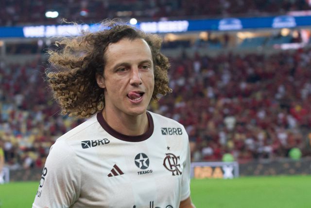 David Luiz com a camisola alternativa do Flamengo