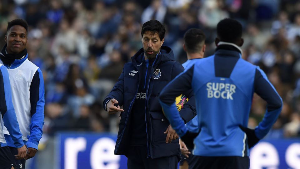 Vítor Bruno no treino aberto do FC Porto no Estádio do Dragão(GRAFISLAB)