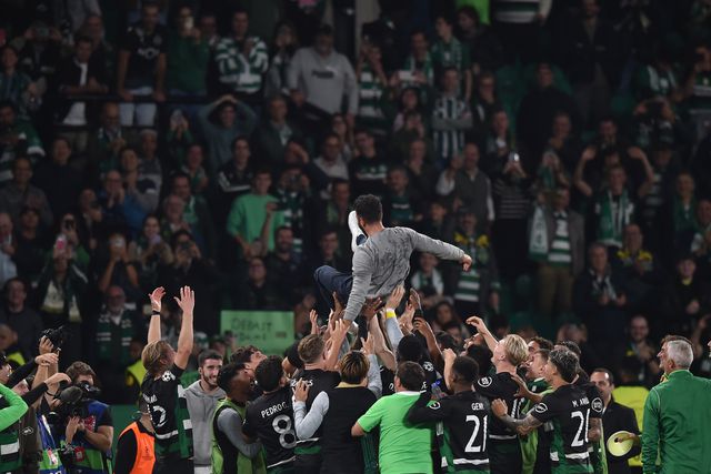 Ruben Amorim, treinador do Sporting, no Sporting - Manchester City, jogo da LIGA DOS CAMPEOES 2024/2025. Estadio Jose Alvalade, em Lisboa. Terca, 5 de Novembro de 2024. (Miguel Nunes)