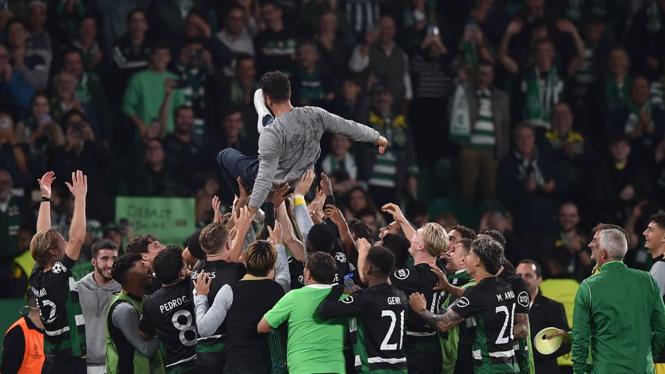 Ruben Amorim, treinador do Sporting, no Sporting - Manchester City, jogo da LIGA DOS CAMPEOES 2024/2025. Estadio Jose Alvalade, em Lisboa. Terca, 5 de Novembro de 2024. (Miguel Nunes)