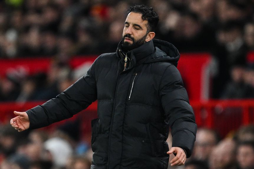 Ruben Amorim visivelmente dececionado