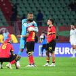 A seleção de Angola precisava da derrota da  Tanzânia e da derrota ou do empate do Uganda para garantir a passagem aos oitavos de final