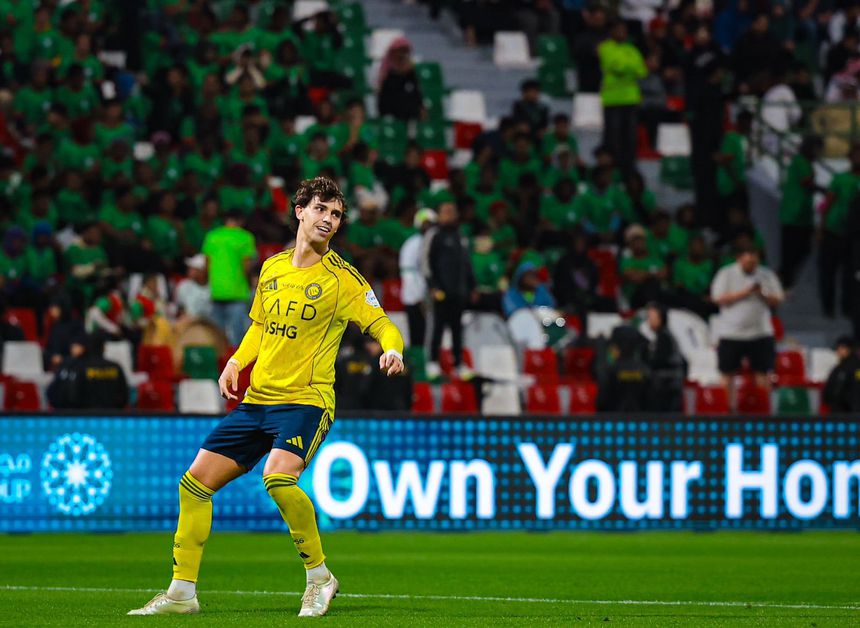 João Félix marcou o primeiro do Al Nassr e criou o lance do golo de Cristiano Ronaldo - FOTO AL NASSR