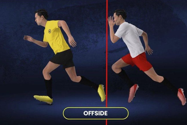 O novo fora de jogo seria assim definido segundo a Lei Wenger (D.R)