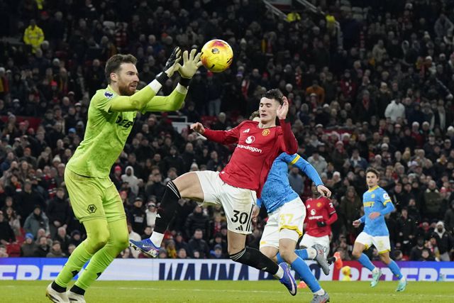 José Sá esteve em bom plano no Manchester United-Wolverhampton. Sesko... nem por isso