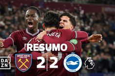West Ham desperdiça duas vantagens e NES encaixa novo golpe (resumo)