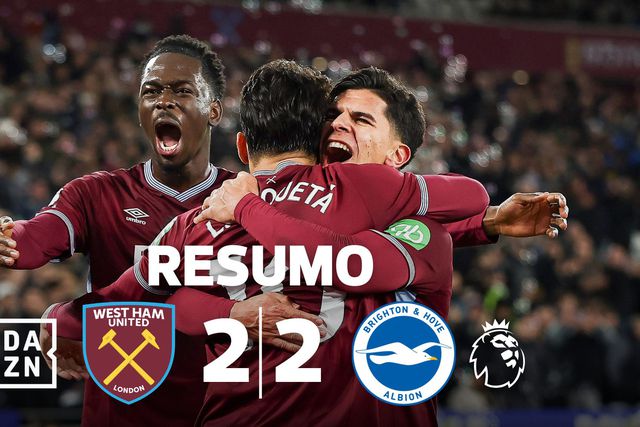 West Ham desperdiça duas vantagens e NES encaixa novo golpe (resumo)