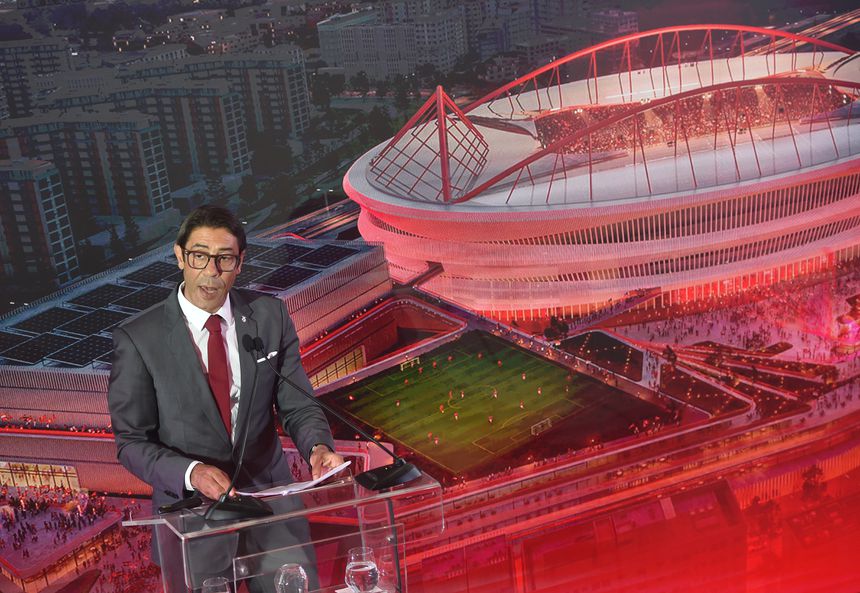 «Um estádio moderno deve estar ativo 150 dias por ano, o que implica a cobertura e o rebaixamento do relvado». Foto Miguel Nunes