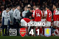 Arsenal abriu a torneira na 2.ª parte, mas seca de Gyokeres continua (resumo)