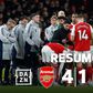 Arsenal abriu a torneira na 2.ª parte, mas seca de Gyokeres continua (resumo)