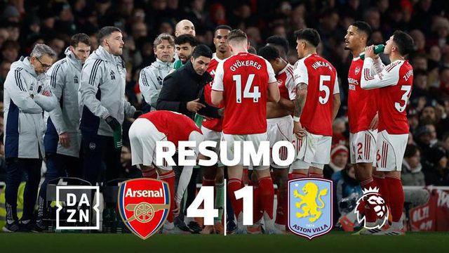 Arsenal abriu a torneira na 2.ª parte, mas seca de Gyokeres continua (resumo)