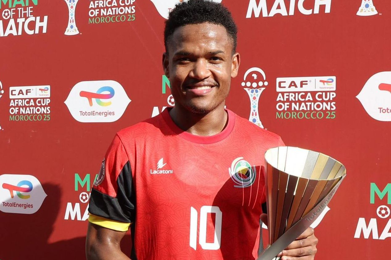Geny Catamo em evidência na CAN ao serviço de Moçambique, marcou um golo e fez uma assistência - INSTAGRAM/Catamo