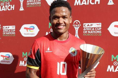 Geny Catamo em evidência na CAN ao serviço de Moçambique, marcou um golo e fez uma assistência - INSTAGRAM/Catamo