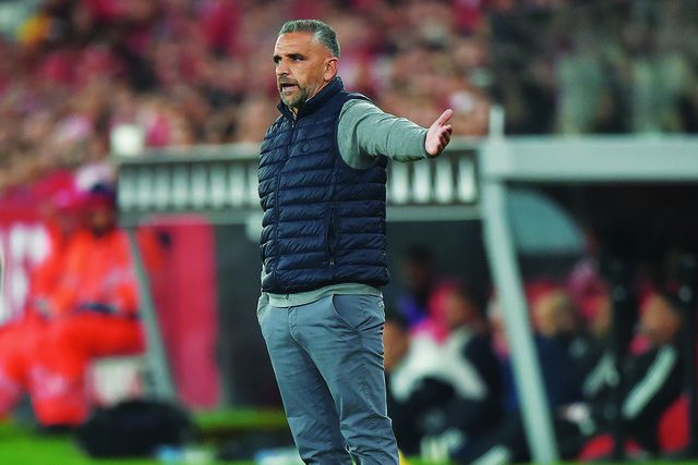 Rui Borges chegou ao Sporting sem fazer barulho e sem carregar o rótulo dos eleitos. Foto Miguel Nunes