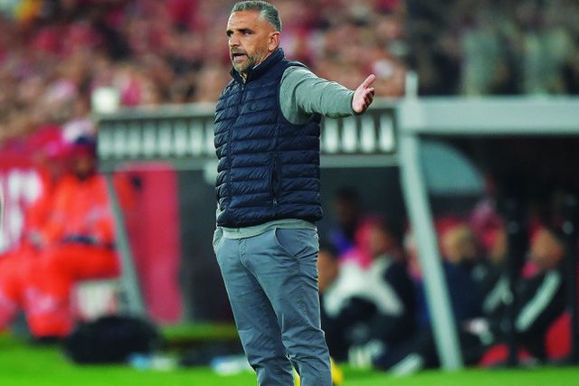 Rui Borges, treinador de 44 anos do Sporting — Foto: MIGUEL NUNES