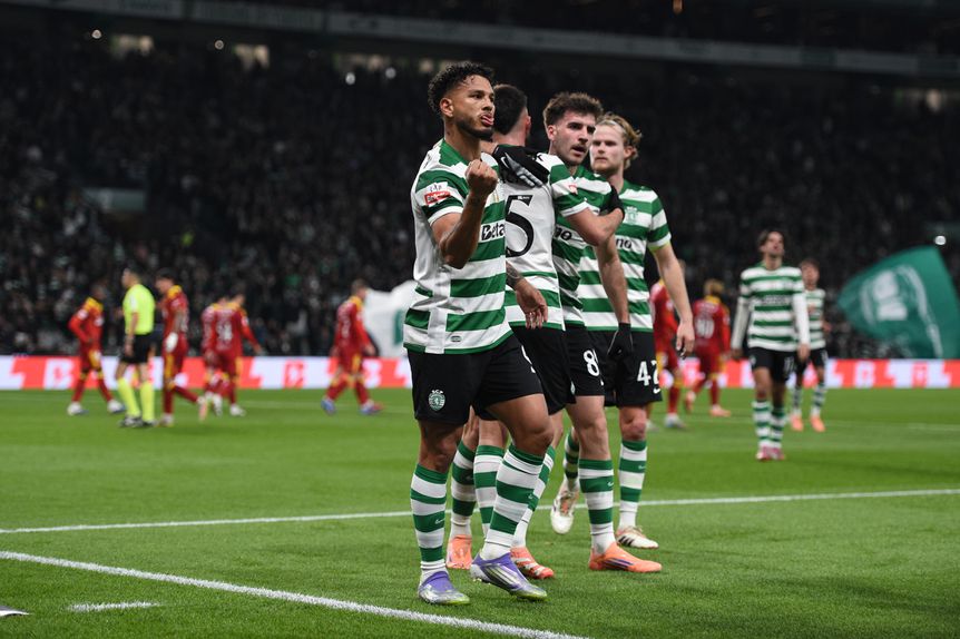 Luis Suárez, Ionannidis e Hjulmand já marcaram na sequência de pontapés de canto - Foto: Sérgio Miguel Santos