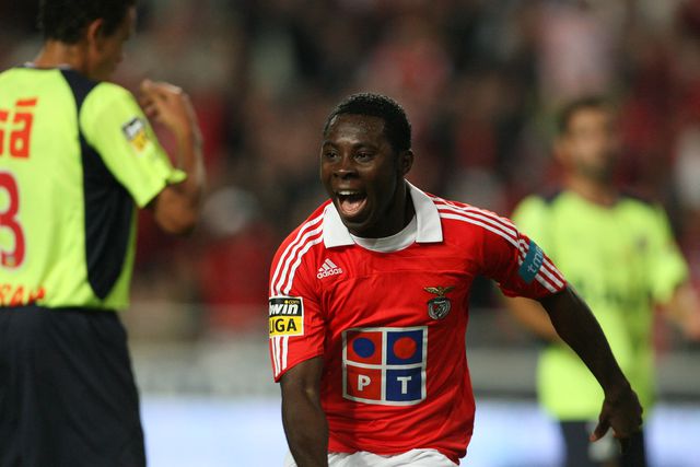 Freddy Adu durante passagem pelo Benfica - Foto A BOLA