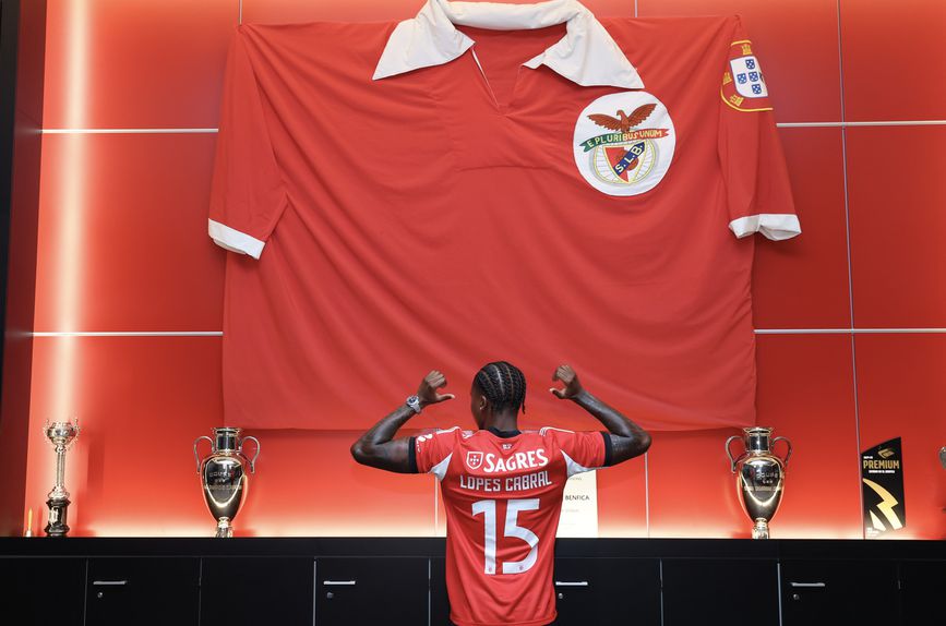 Sidny Lopes Cabral, primeiro reforço de inverno do Benfica (foto: SLB)
