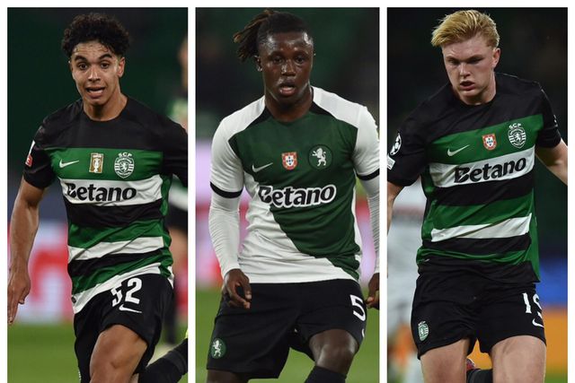 João Simões, Quenda e Harder, têm 18, 17 e 19 anos, respetivamente