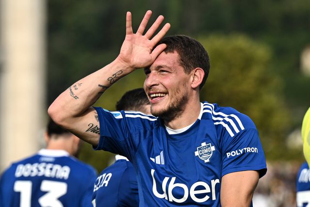 Andrea Belotti, 31 anos, soma 19 jogos no Como em todas as provas, apenas oito na condição de titular, e marcou apenas dois golos esta época. Venceu o Euro-2020 com a Itália