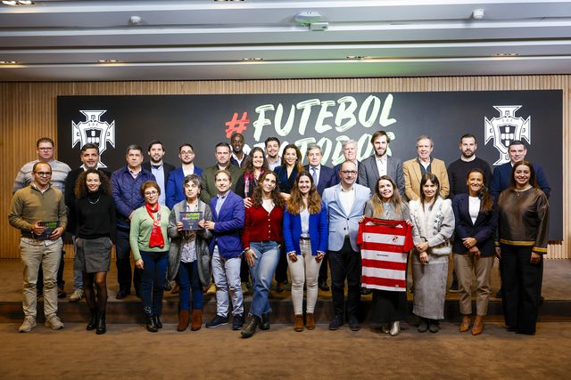 Os premiados da 6.ª edição do prémio Futebol para Todos