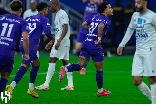 Kaio César a festejar o seu primeiro golo pelo Al Hilal