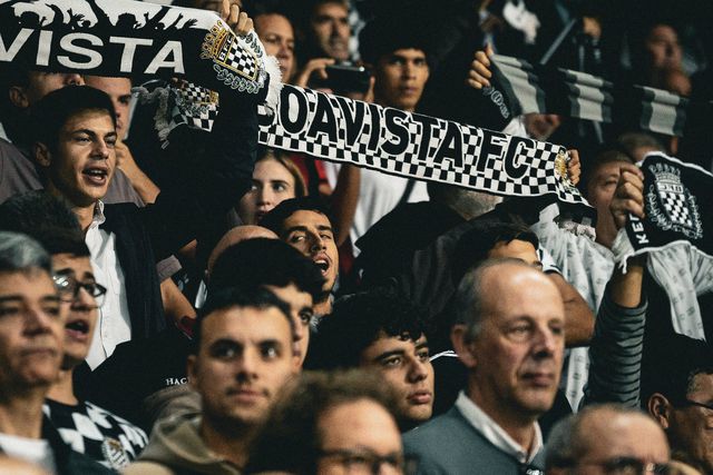 Adeptos do Boavista nas bancadas do Bessa