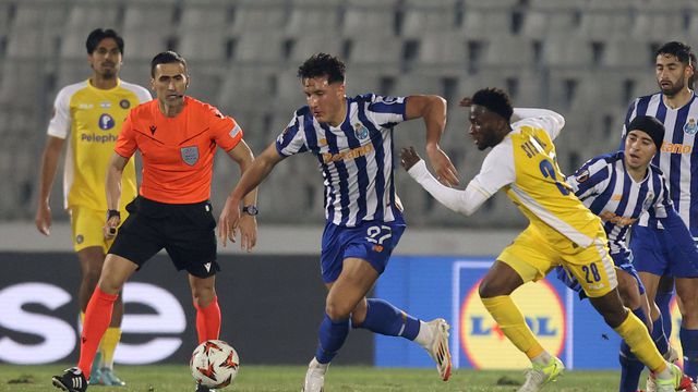 Deniz Gul no Maccabi Telavive-FC Porto (IMAGO)