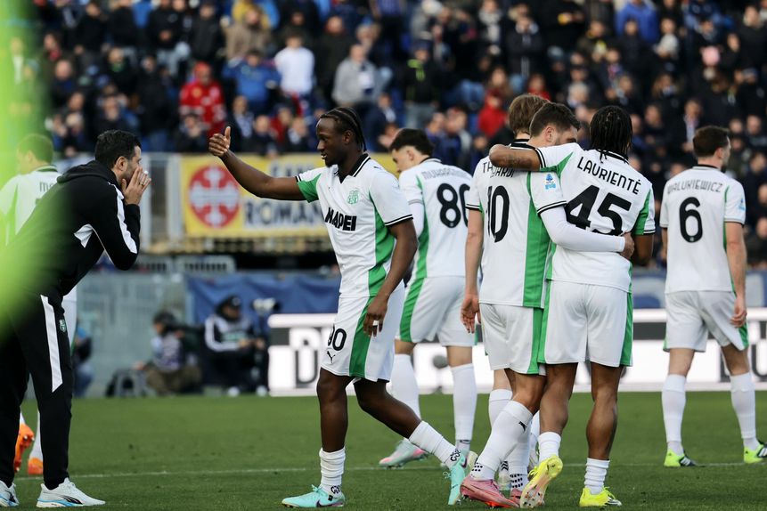 Festejos do Sassuolo - Foto: ENRICO MATTIA DEL PUNTA/EPA