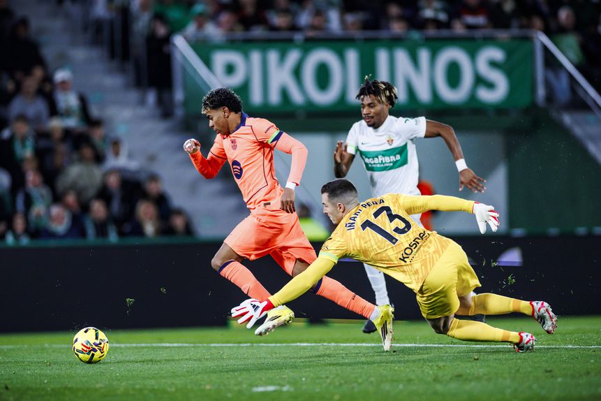 Lamine Yamal voltou a ser o líder de um Barcelona que parece cada vez mais imparável - FOTO IMAGO
