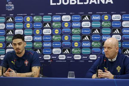 Jorge Braz e Erick fizeram a antevisão do Portugal-Bélgica - Foto: André Sanano/FPF