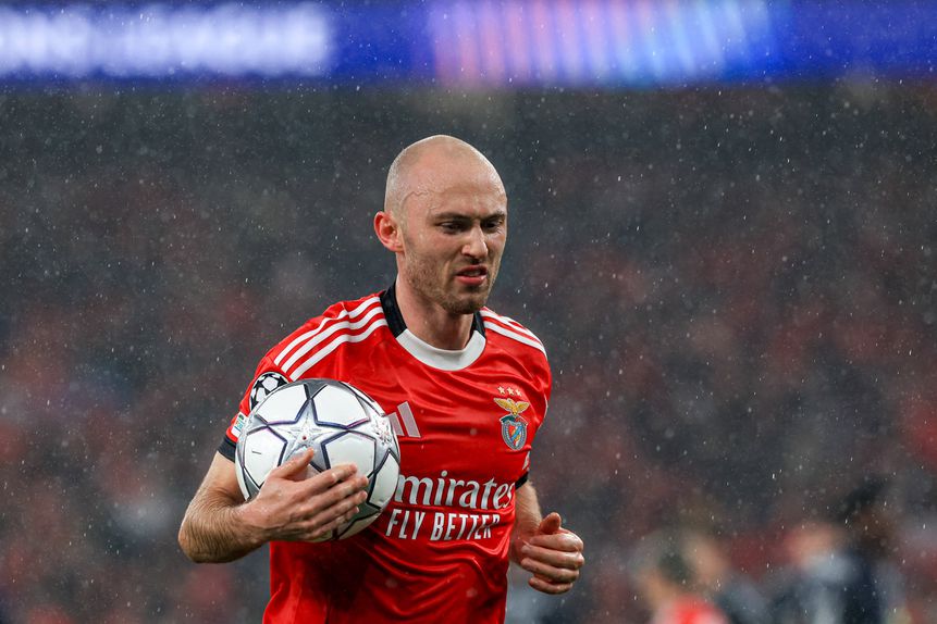 Fredrik Aurses, médio do Benfica (foto Imago)