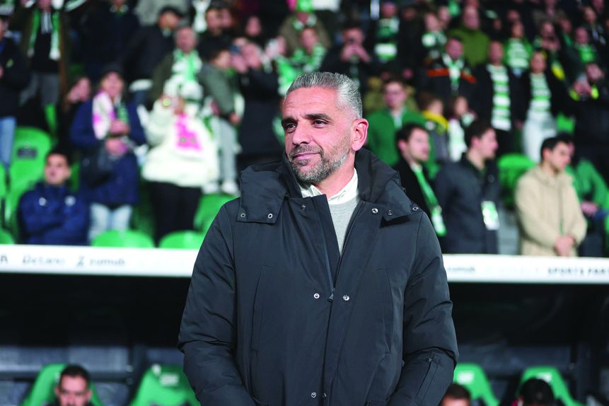 Rui Borges, 44 anos, treinador do Sporting, ao serviço do qual já celebrou Liga e Taça de Portugal - Foto: Imago