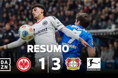 Grimaldo assiste de calcanhar na vitória do Leverkusen em Frankfurt (resumo)