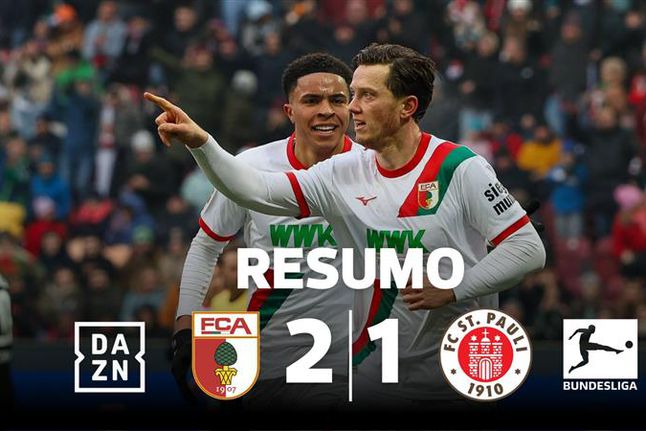 Reviravolta do Augsburgo deixa St. Pauli ainda mais aflito (resumo)
