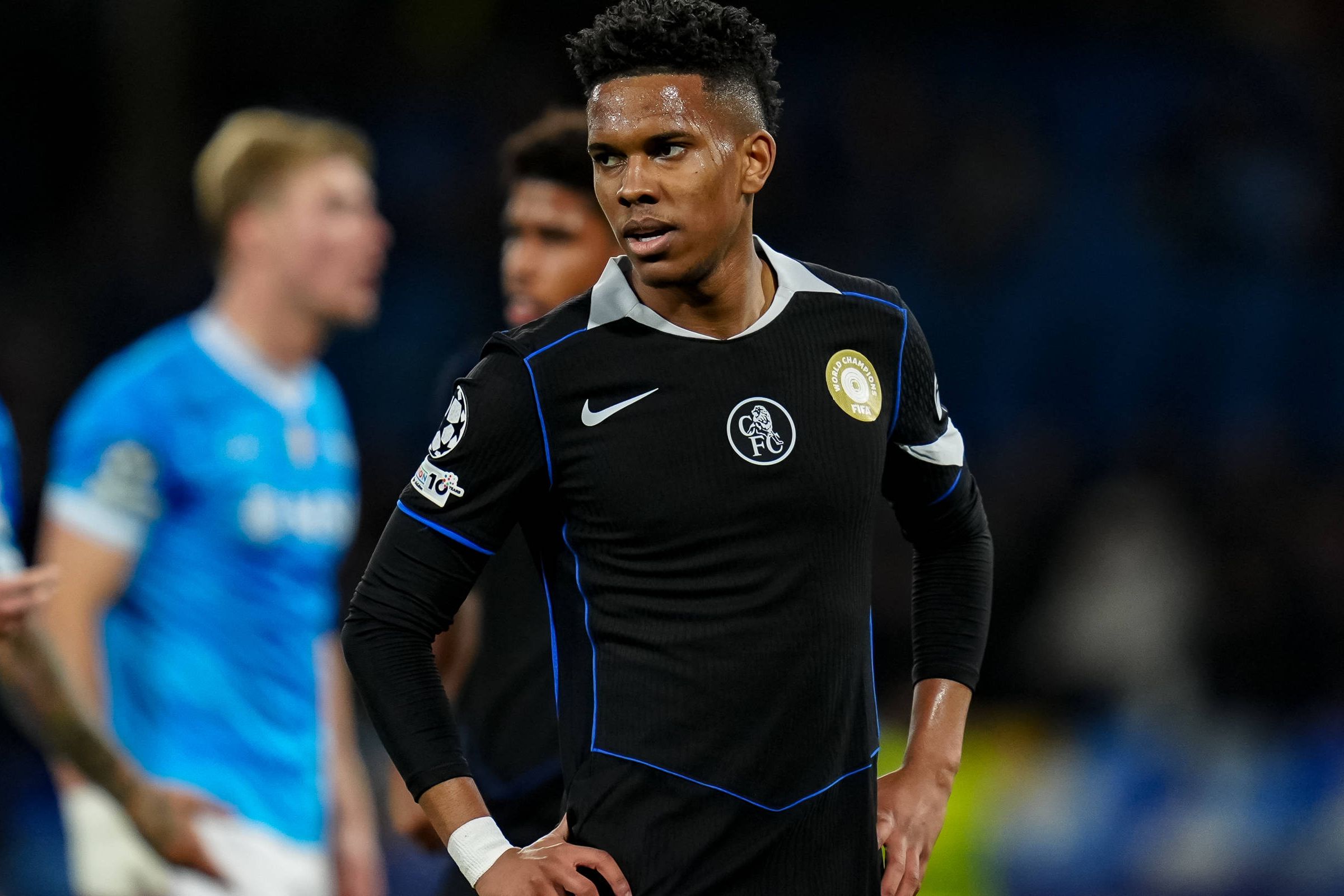 Estêvão, jovem brasileiro de 18 anos do Chelsea e ex-Palmeiras