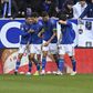 Festejos do Oviedo frente ao Girona - Foto: Eloy Alonso/EPA