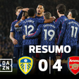Arsenal goleia em Leeds com golo de Gyokeres e pressiona rivais (resumo)